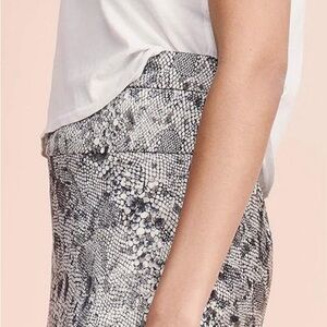 Free People Women's Normani Bias Printed Skirt, Grey Combo, 6